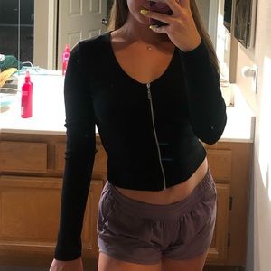 Long sleeve , zip up shirt !